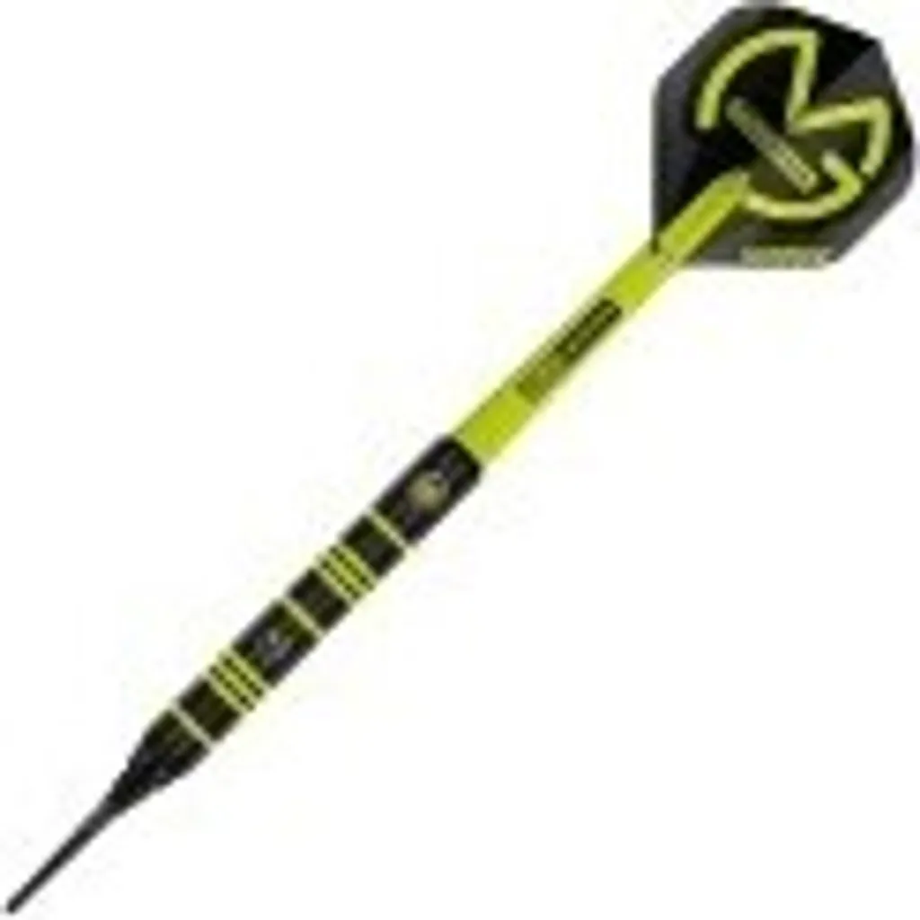 Fléchettes Winmau MvG Ambition 20g avec grip de précision et pointe soft