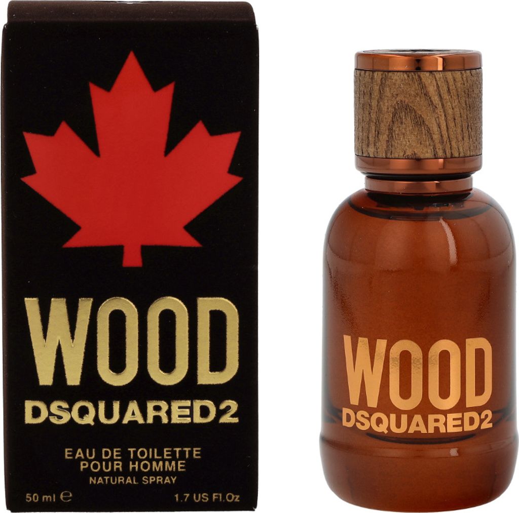 Dsquared2 Wood, Männer, 50 ml, Nicht nachfüllbare Flasche, Produktbild 