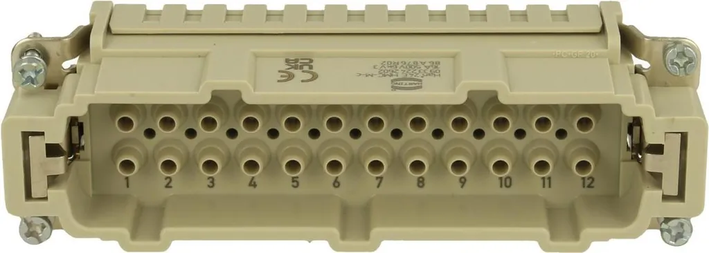 Solution de connexion mobile Han 24E HMC HARTING mâle 24 contacts