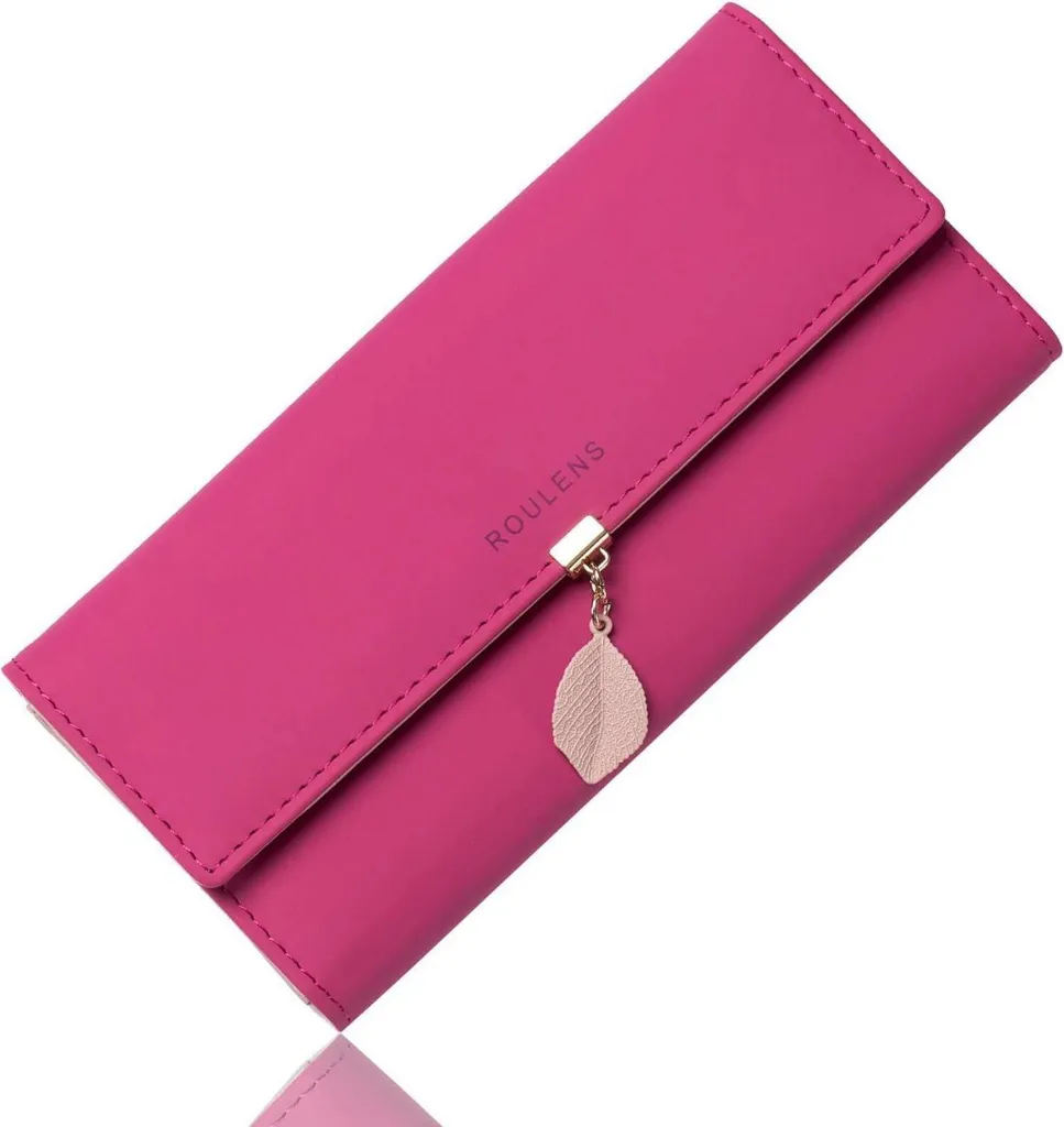 Roulens Mini Portafoglio Donna RFID: Accessorio Fashion 9 Carte