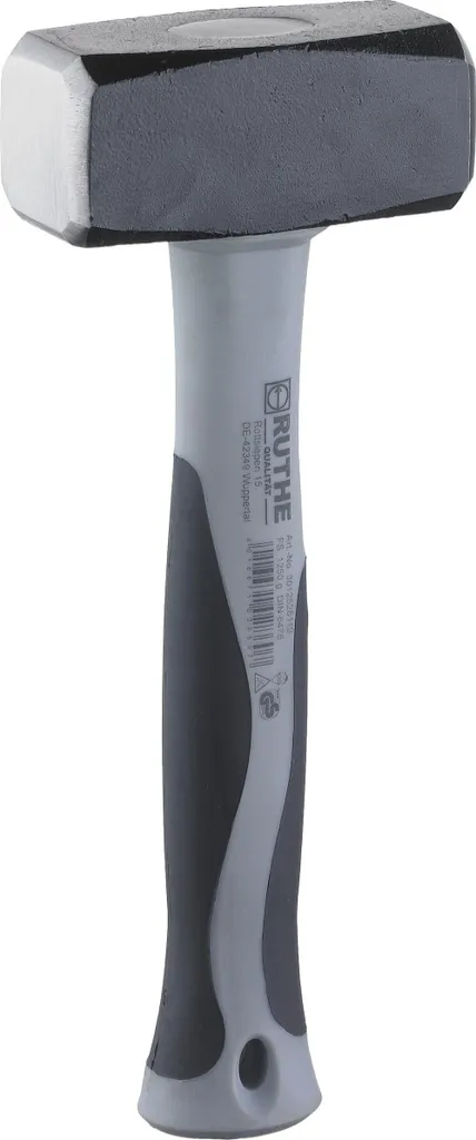 Marteau de 2000g RUTHE manche fibre de verre incassable et ergonomique