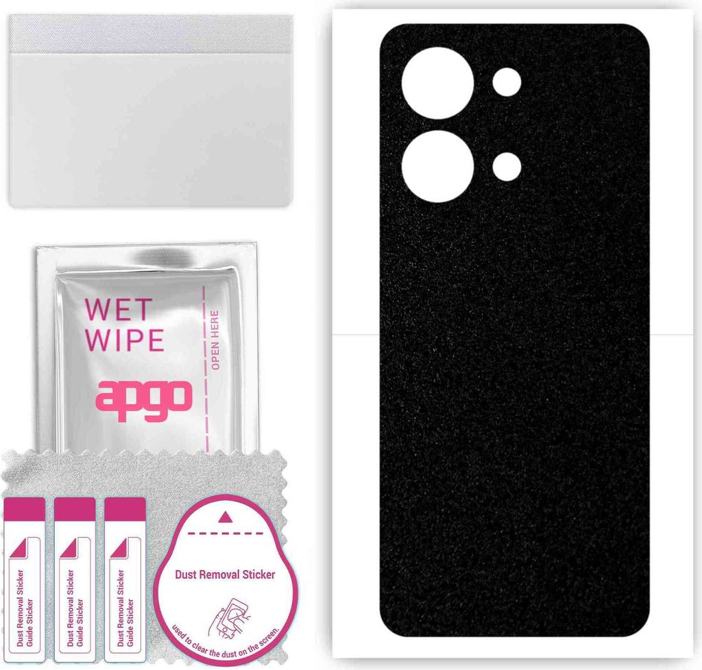 apgo Rückseite Schutzfolie, Skin, kompatibel mit OnePlus Nord 3 5G, Hinten Displayschutzfolie aus Vinylfolie, kratzfest, einfache Montage - Mattsc...