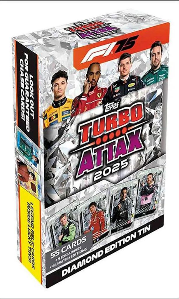 Topps Formula 1 Turbo Attax Tcg 2025 F1 Mega Tin Diamond Produktbild 