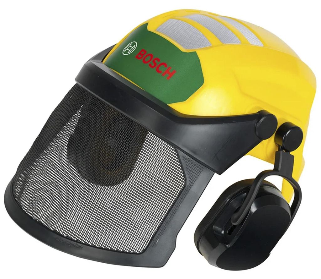Theo Klein Bosch - Waldarbeiter Helm mit Visier, Produktbild 