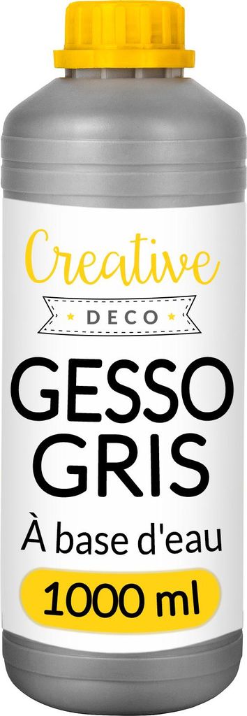 Creative Deco Additif Gesso Acrylique Gris 1L - Sous-Couche Image du produit 