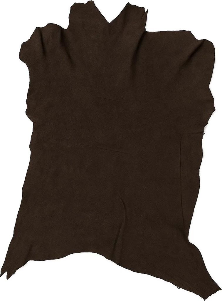 Ziegen Veloursleder – 0,7mm, weich & reißfest, Braun Produktbild 