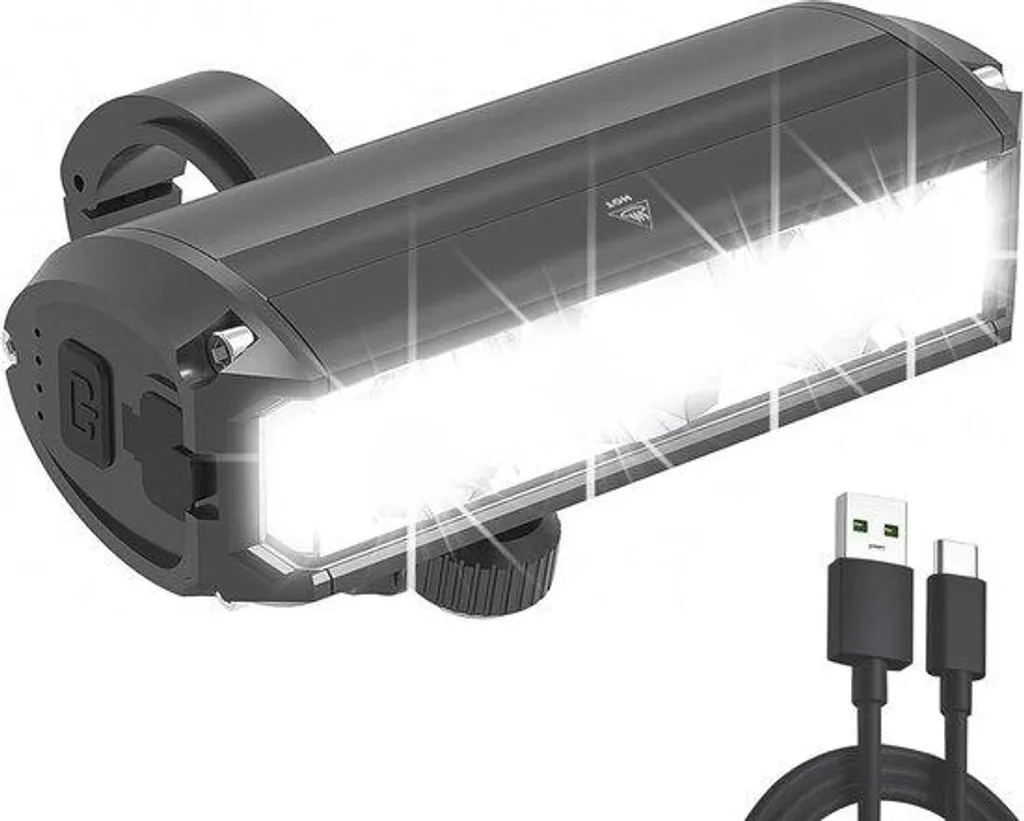 Éclairage vélo LED puissant pour voir la route et éviter les dangers la nuit