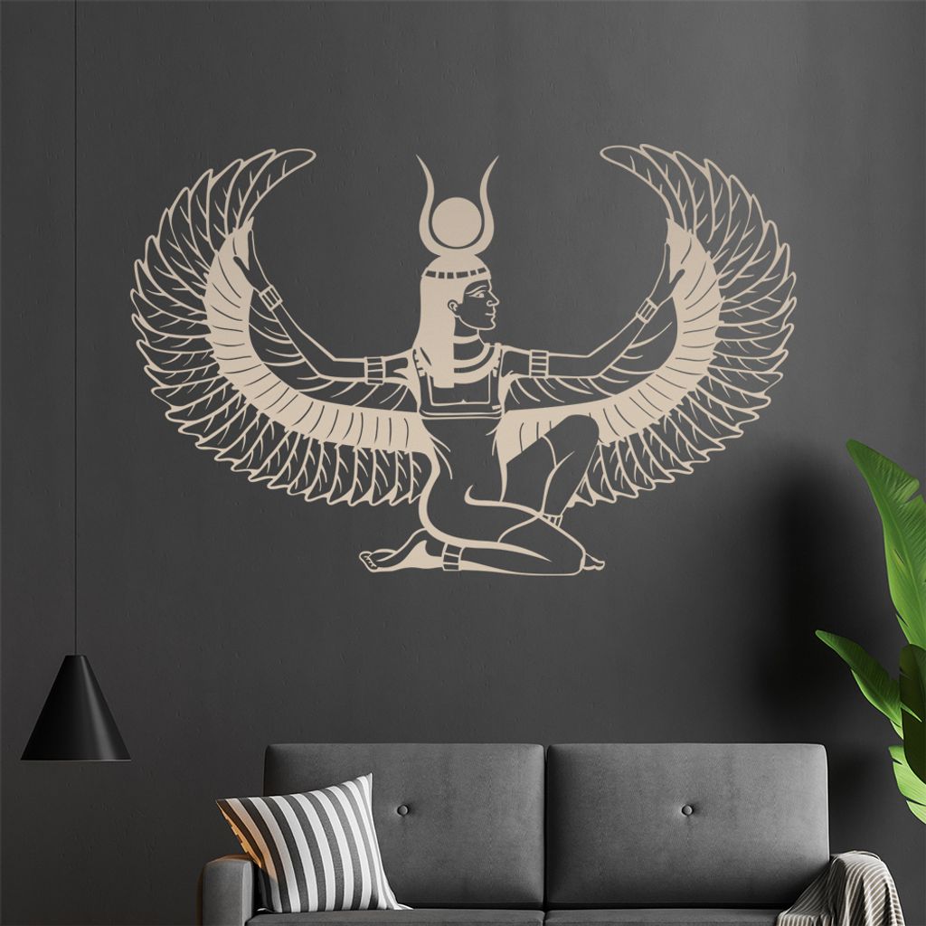 Isis Wandtattoo in 6 Größen - Wandaufkleber Wall Sticker - Dekoration, Küche, Wohnzimmer, Schlafzimmer, Badezimmer