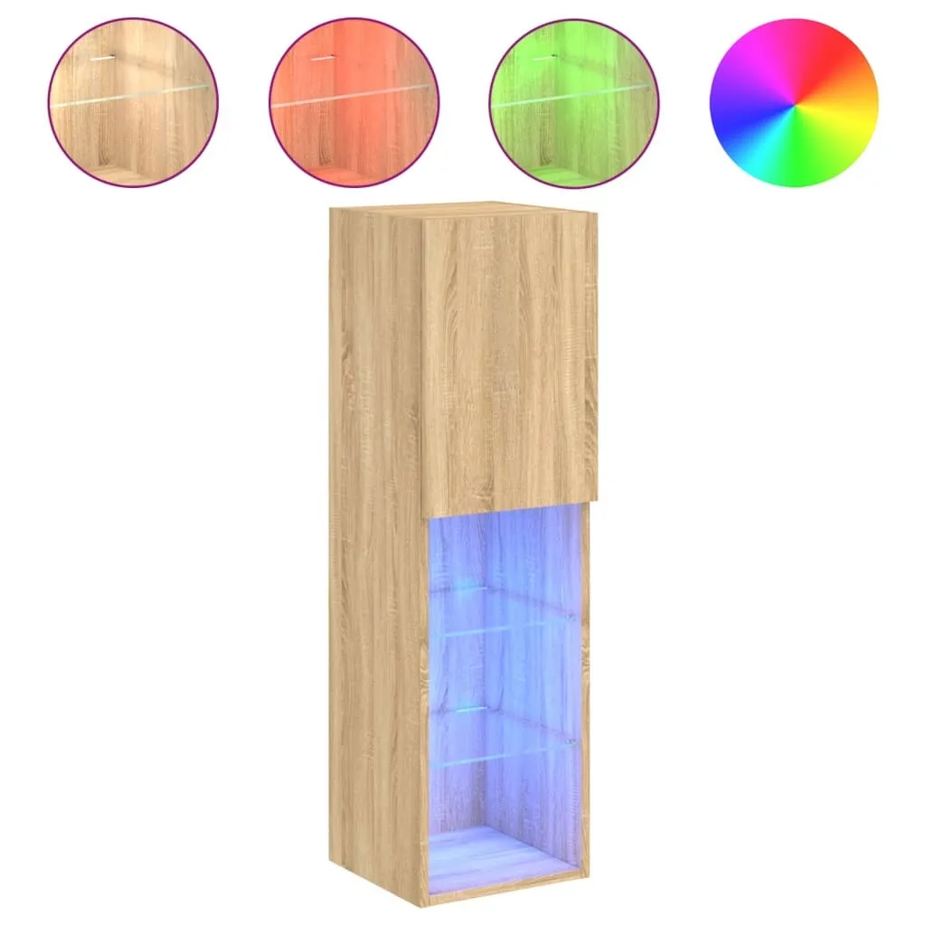Porta TV LED SYFAX™ Rovere Sonoma 102cm - Ottimizzazione Spazi