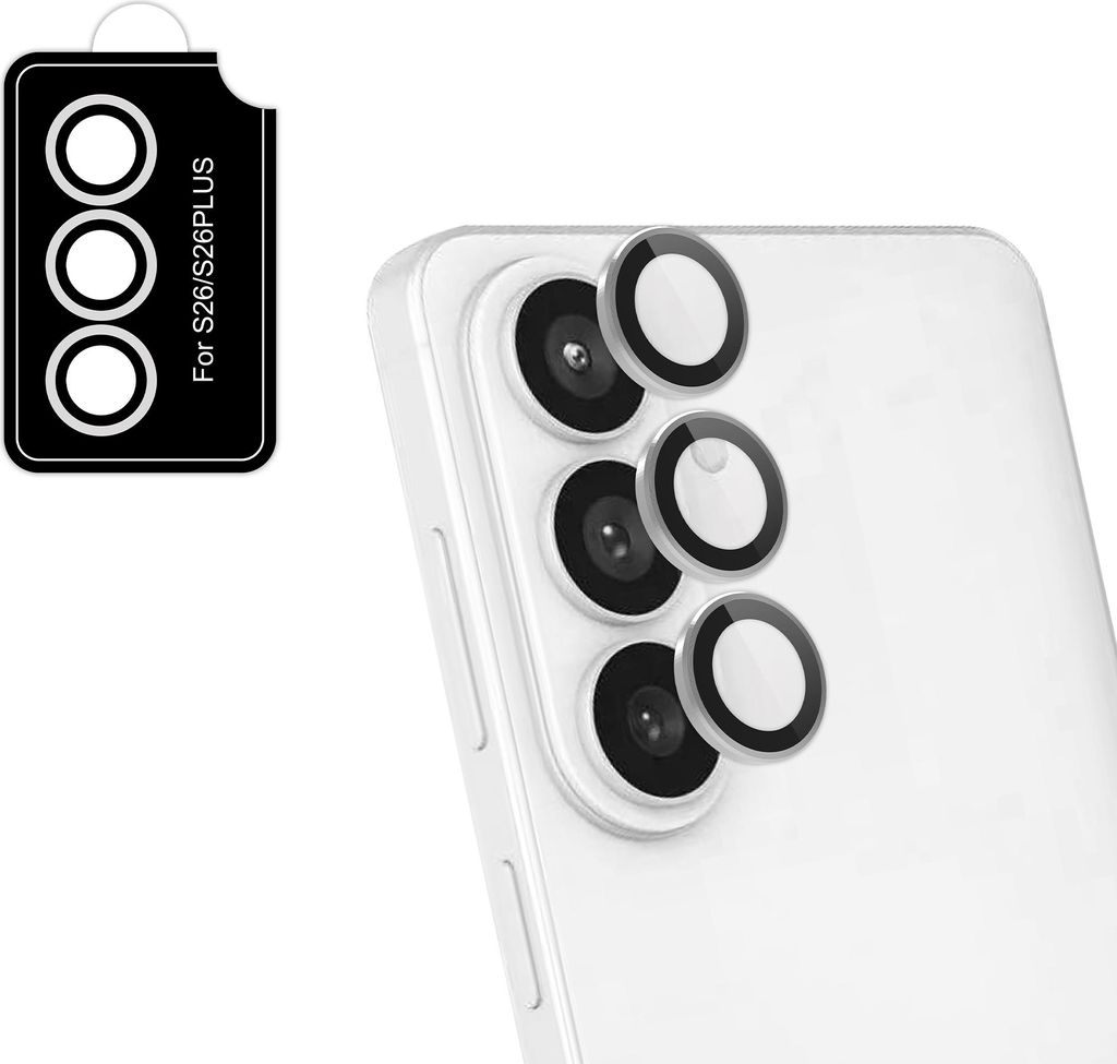 imoshion 2er-Pack Objektivschutz für Kamera für das Samsung Galaxy S26 Ultra - Silver