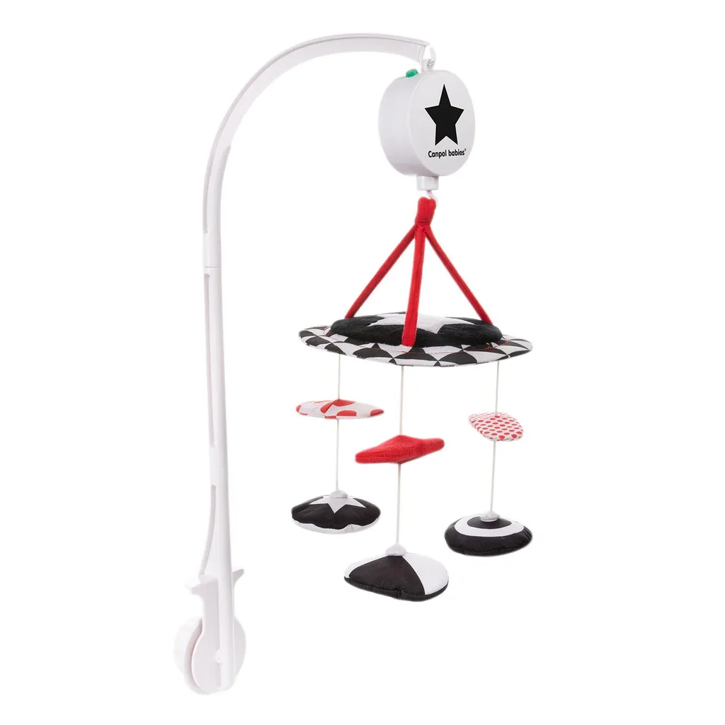 Canpol babies Mobile à contraste SENSORY TOYS 68/084 avec boîte à musique