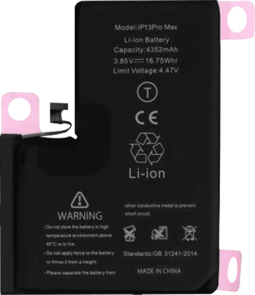 Austausch-Akku für Apple iPhone 13 Pro Max, 4352mAh Produktbild