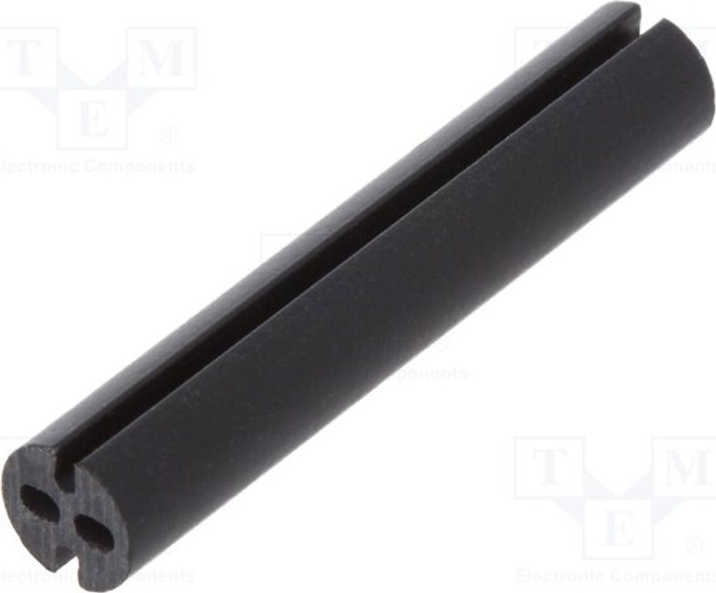 10x Distanzmuffe L: 22,2mm ØAußen: 4mm LED ØLED: 3mm schwarz 8GE04V80521 Distanzel