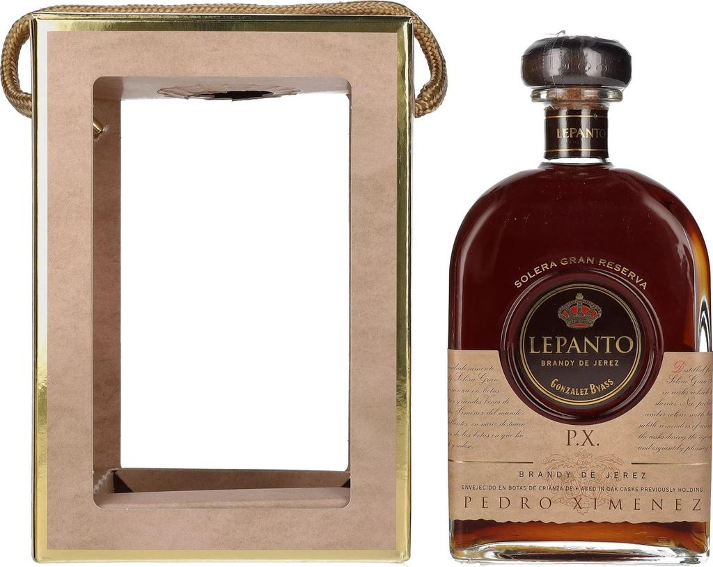 Brandy Lepanto PX Weinbrand Spanien  70.00 cl 36.0 % Produktbild 