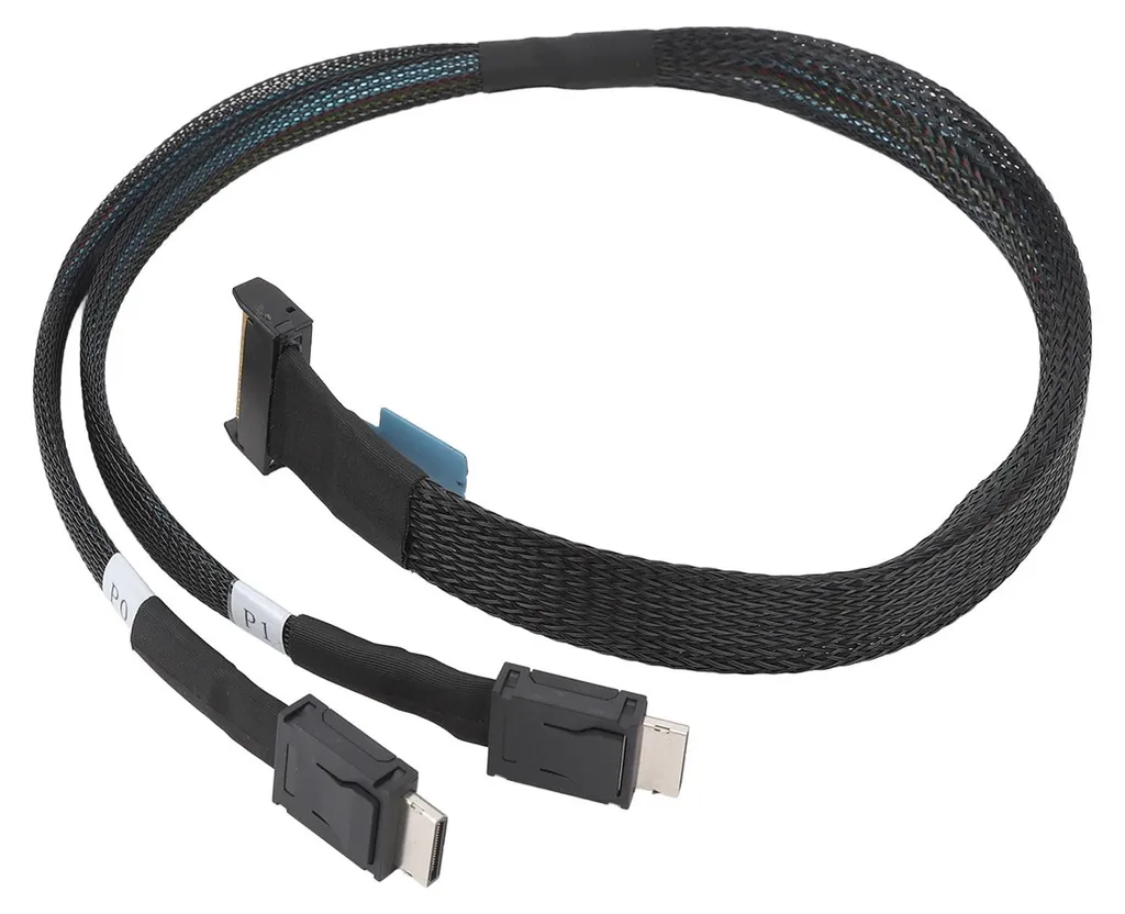 Adaptateur Serveur PCIe 5.0 MCIO 8i vers Double Oculink SFF-8611 4i