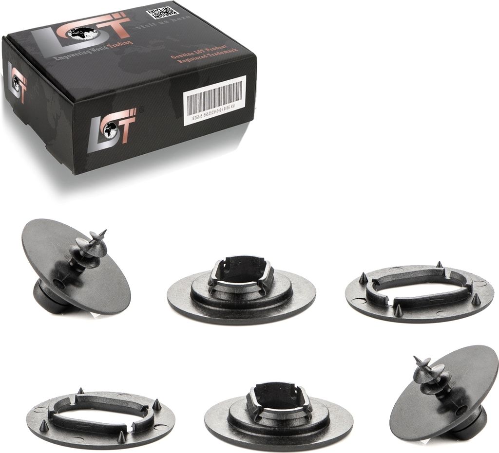 1X Set Befestigungsclip Befestigung Clips Klammer Universal 6 Teile