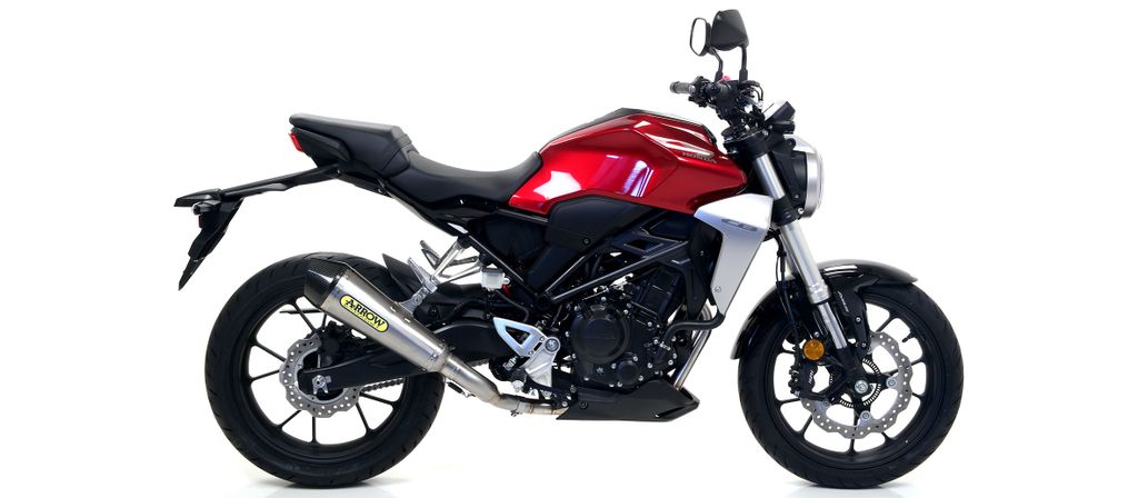 ARROW Auspuff X-KONE für Honda CB300R 2018-, Edelstahl (Nur mit ARROW Zwischenrohr)