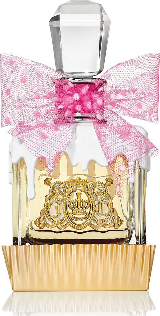 A bottle of Juicy Couture Viva La Juicy Sucre Eau de Parfum for women.