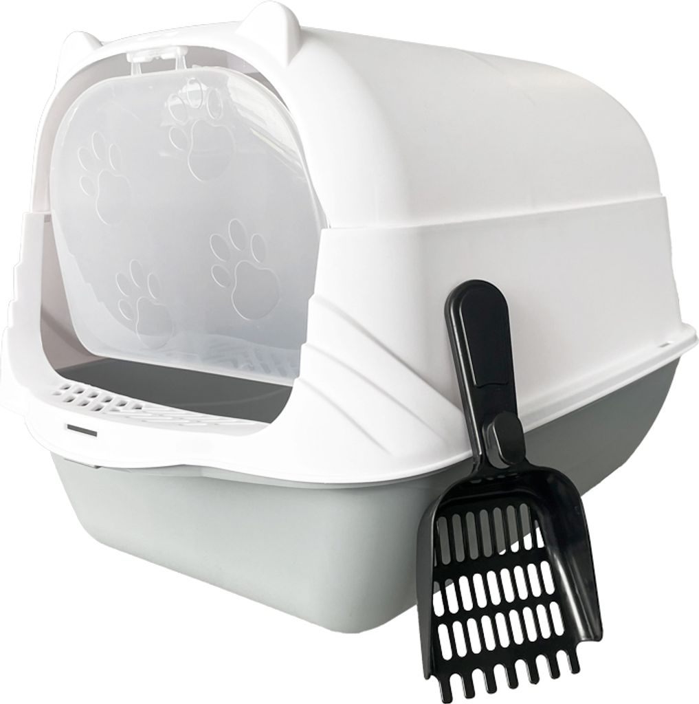 Toilette per gatti con filtro e porta 50 x 37 x 34 cm Immagine del prodotto 