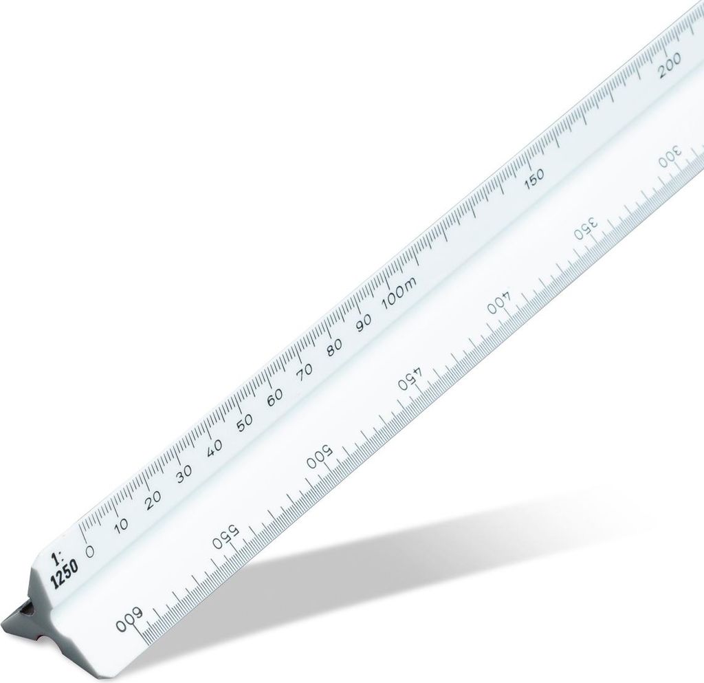 Aristo College Dreikantmaßstab 1:500 :1000:1250:1500:2000:2500Ecoblister