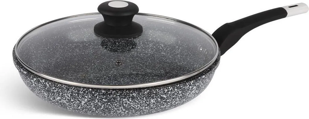 Padella Snack Ceramica 30 cm Sano e Antiaderente - Rivestimento 3 Strati