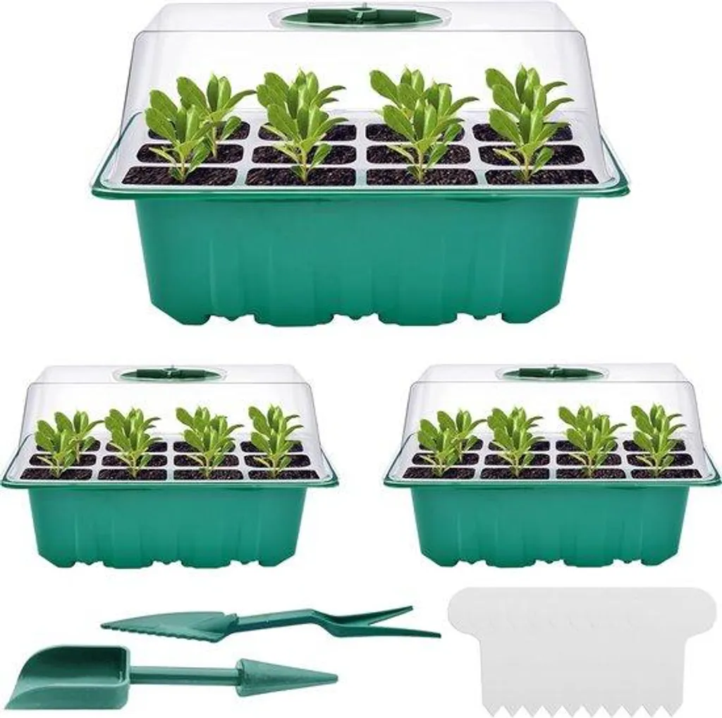 Mini-kit d'arrosage 3 pièces pour jeunes plants et semis de jardin