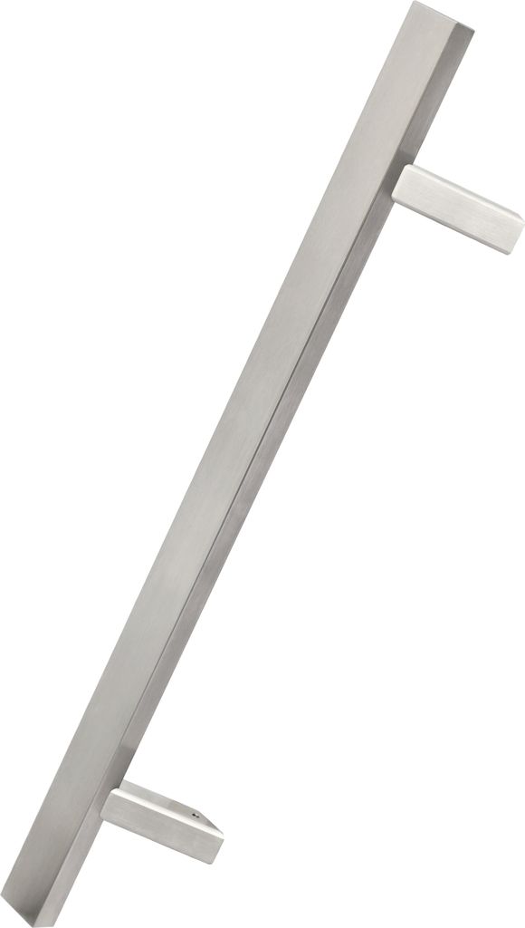 KOTARBAU Außentürbeschlag Einseitiger Haustürgriff aus Edelstahl mit langer Schraube INOX 45 Grad 450x650 mm