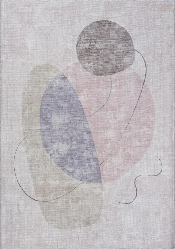 Grand tapis extérieur et intérieur crème 160 x 230 cm Rowan II CA30027