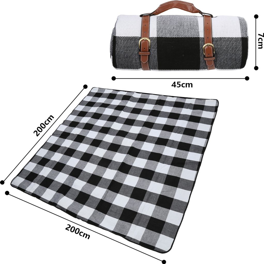 Fiqops Pikniková deka Beach Blanket Voděodolná Obrázek produktu 2