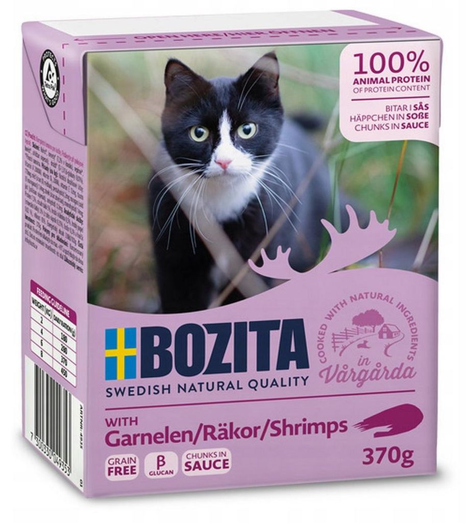 Bozita 6 x 370 g Bocconcini per gatti in salsa di Immagine del prodotto 