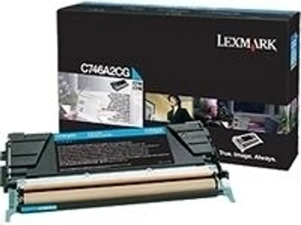 Toner Lexmark C746A2CG Cyan pour éviter les traces et fuites de poudre