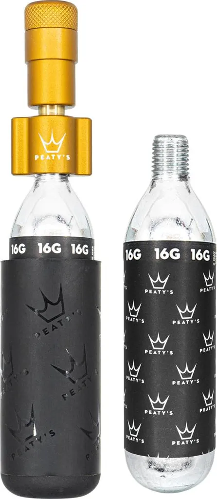 Kit Holeshot Peaty's Gonfleur CO2 Premium Bourbon avec Régulateur Air