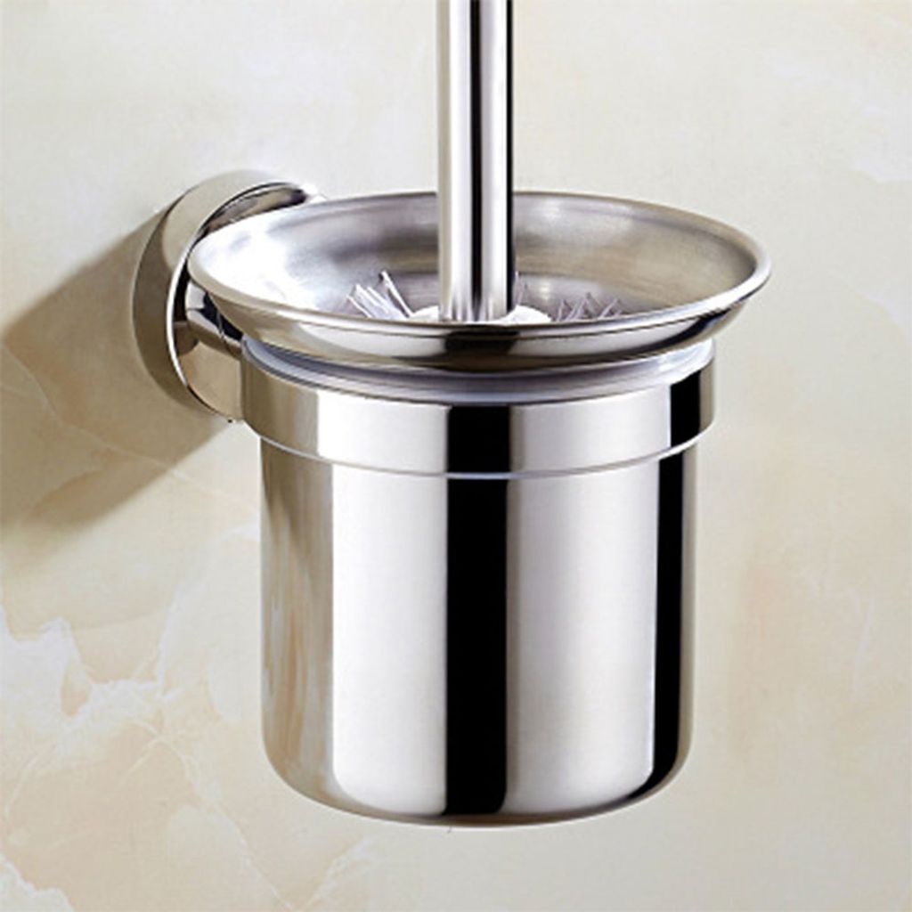 WC Bürste Ohne Bohren, WC Bürstenhalter WC Garnitur Produktbild 4