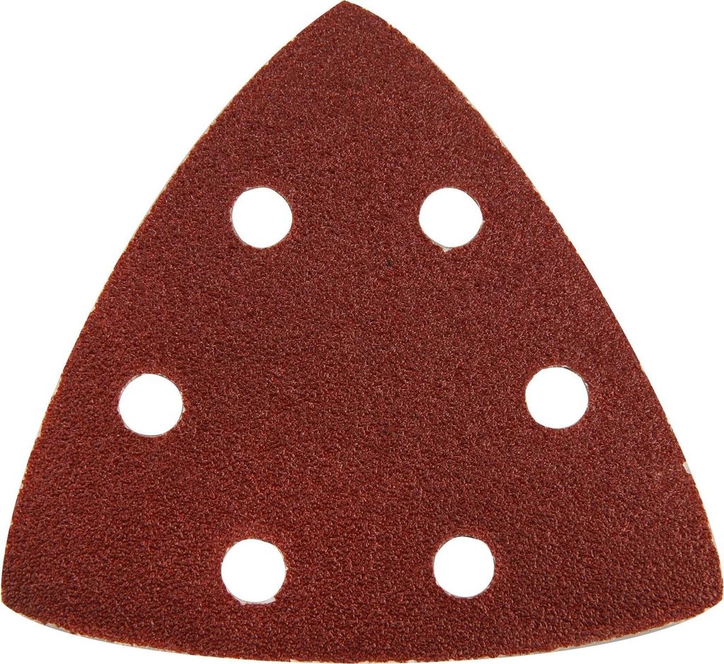 Papíry brusné delta, bal. 20ks, 93mm, P80, 6 otvorů, uchycení: suchý zip