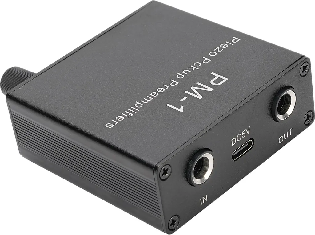 Préamplificateur guitare piézo rechargeable pour micros de surface compact - 5