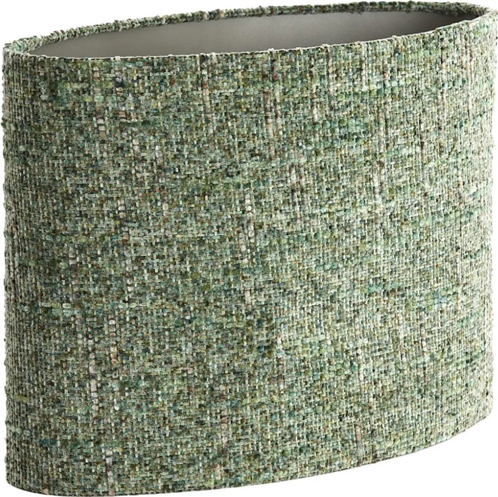 Abat-jour textile vert Osire Light & Living - Finition luxe culot E27