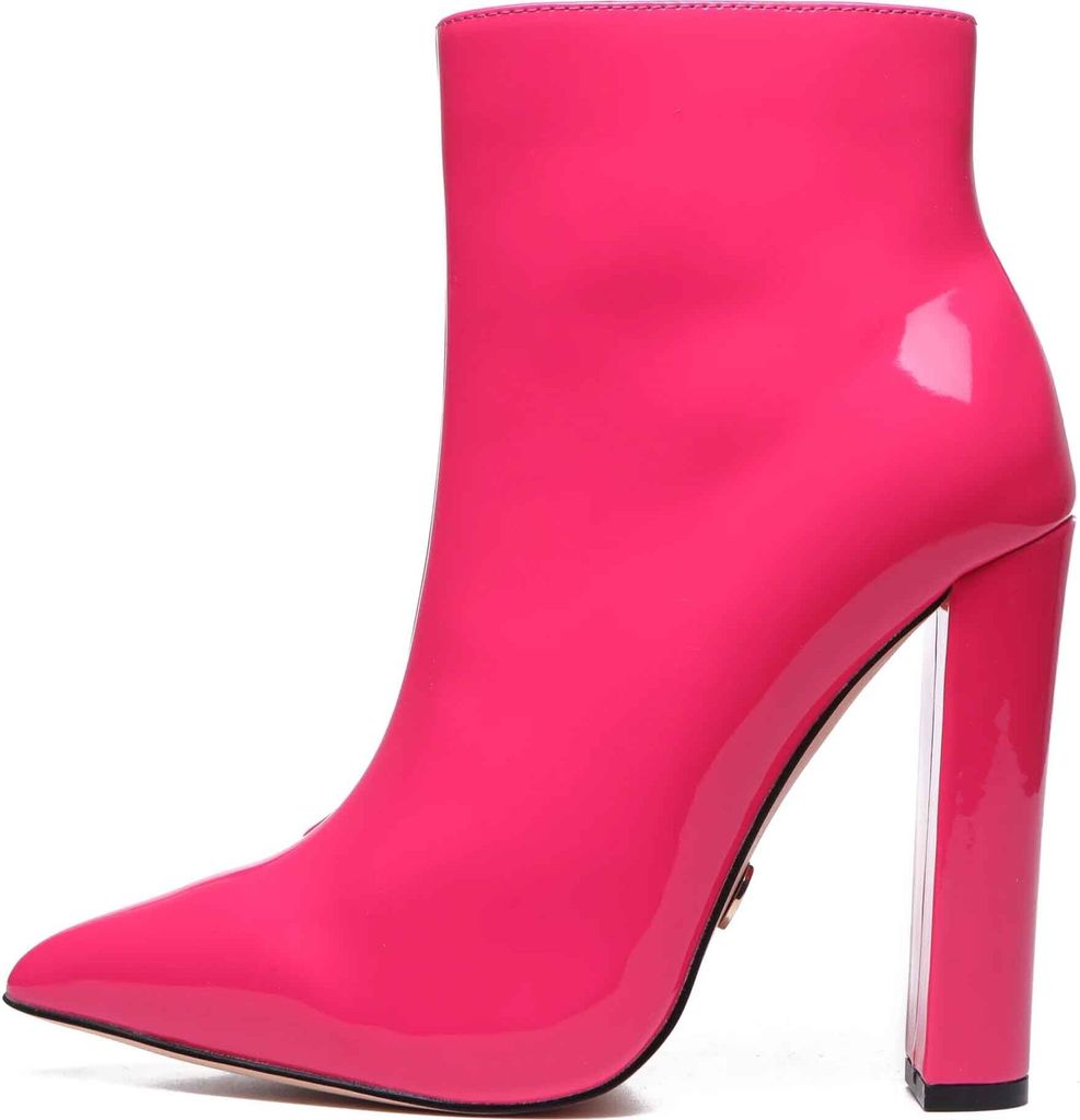 Giaro Stiefeletten in Übergrößen Pink ALIA FUCHSIA SHINY große Damenschuhe