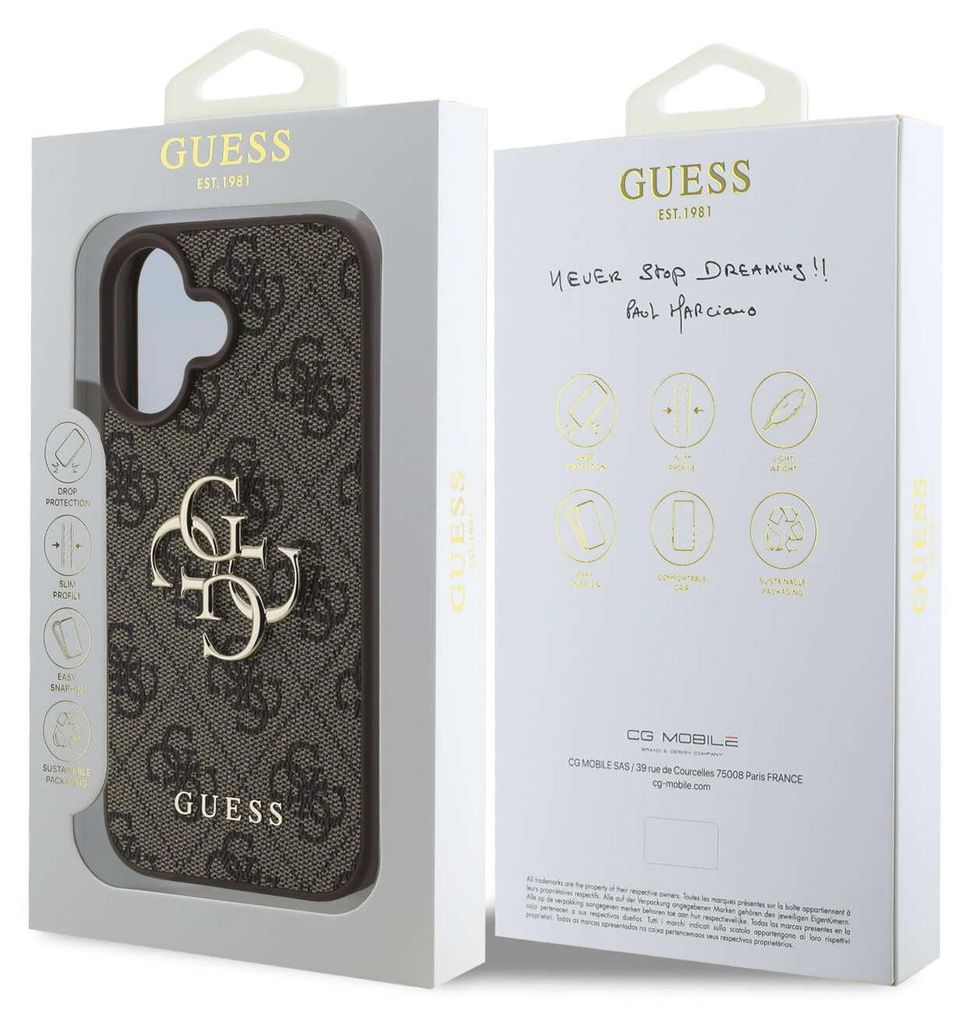 GUESS 3666339327569, Pokrowiec, Apple, Apple iPhone 16, 16 Zdjęcie produktu 