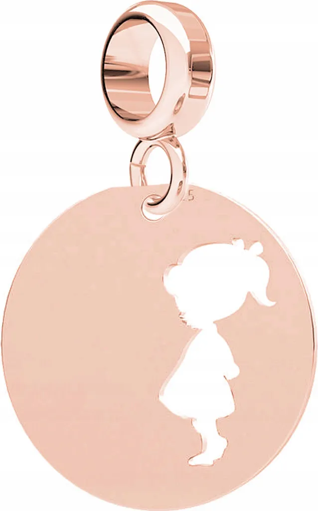 Infinite U da ragazza, in argento Sterling 925 con zirconi cubici