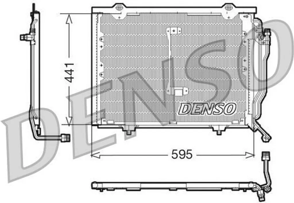 Condenseur de climatisation DENSO DCN17012 OE 2028300770 Classe C CLK