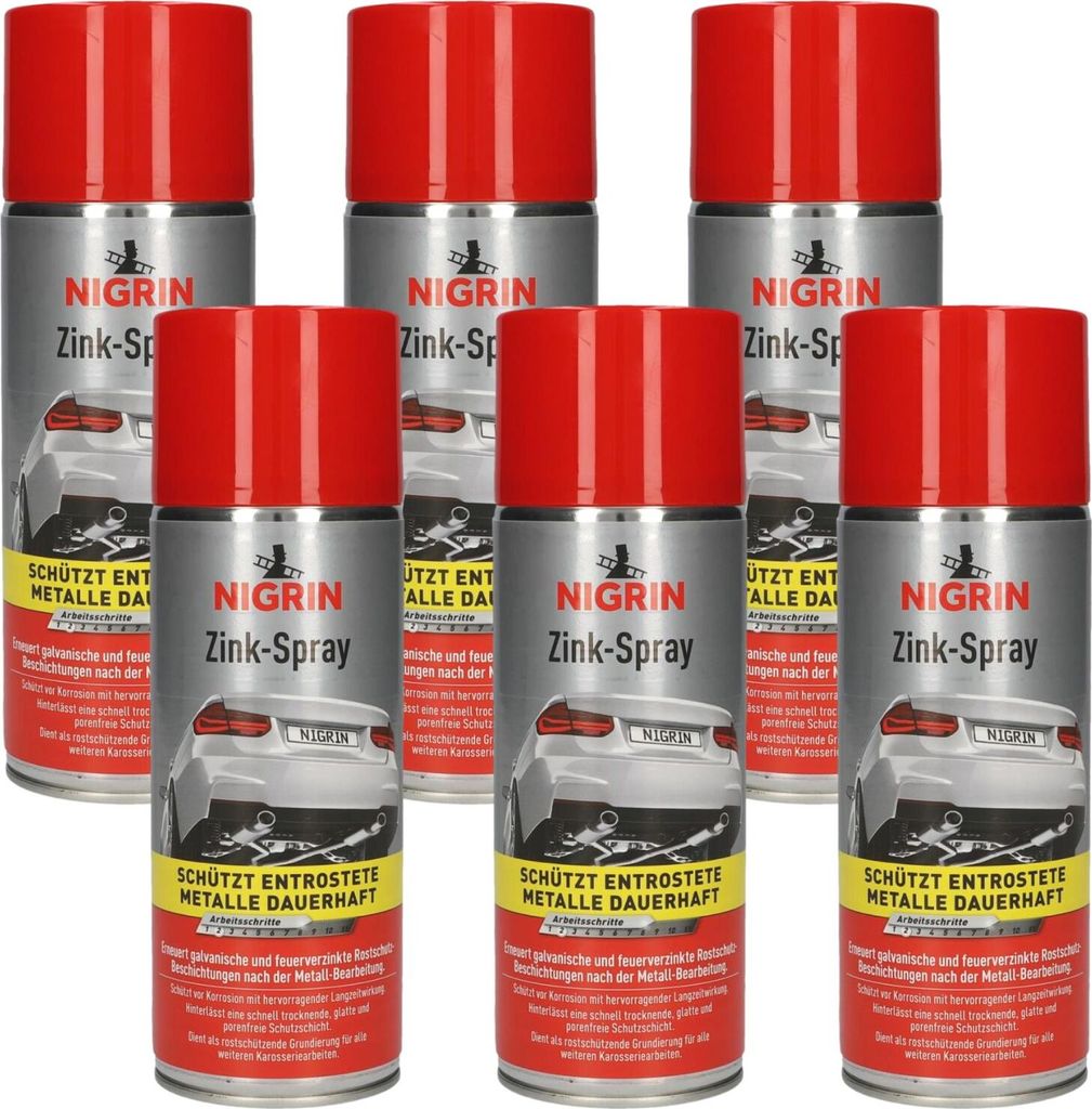 6x cynk w sprayu po 400 ml Zdjęcie produktu 