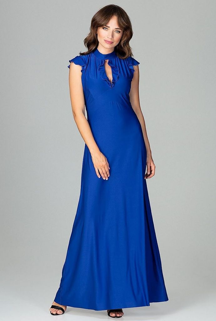 Lenitif Formelle Frauenkleider Snoar K486 hellblau M