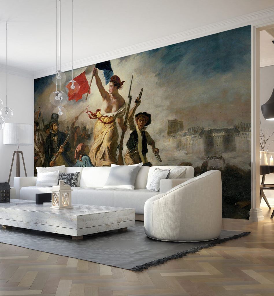 Fototapete Frankreich Freiheit Gleichheit Brüderlichkeit, Material:Premium Vlies 150g/qm, Größe Tapete:260 x 260cm