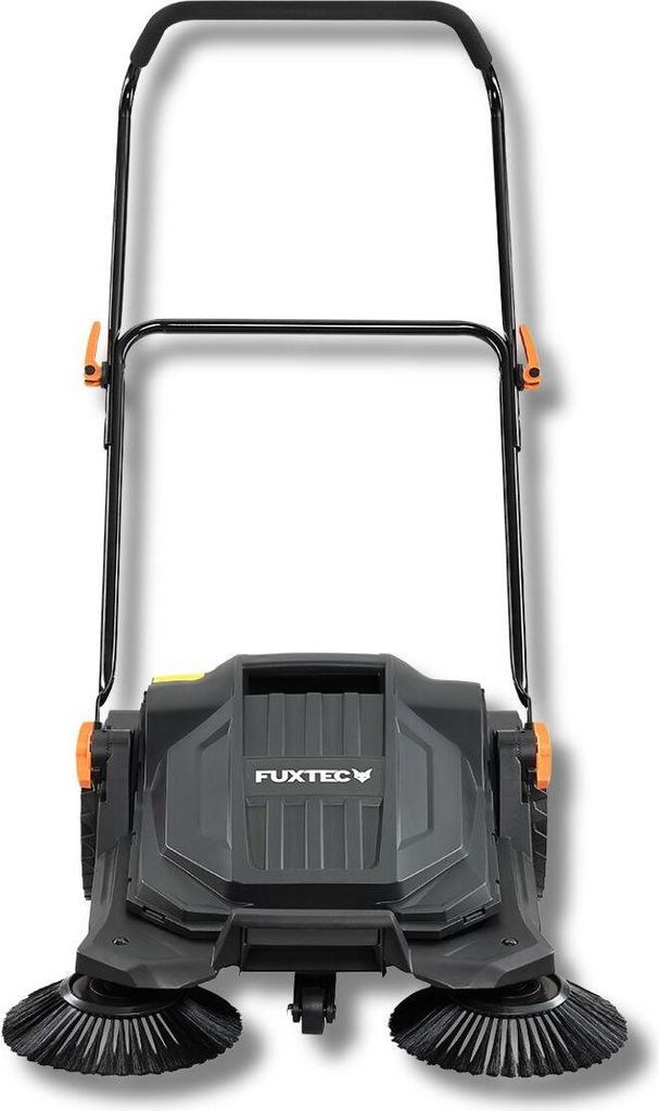 FUXTEC Handkehrmaschine FX-HK65, Kehrgerät für mittlere bis größere Außenbereiche, 650 mm Arbeitsbreite, 20 L Kehrbehälter, Flächenleistung ...