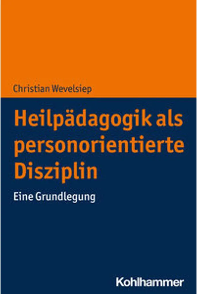 Heilpädagogik als personorientierte Disziplin : Manuel contre l'Échec