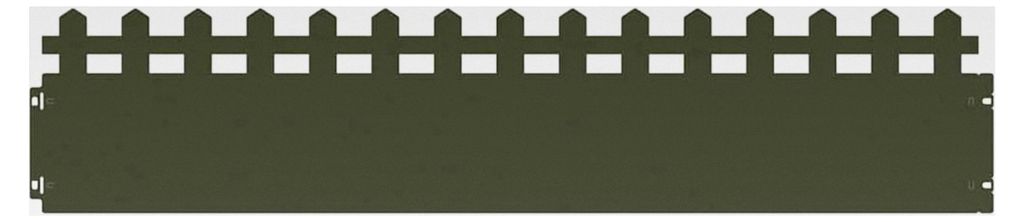 Rasenkanten 30 Stück Olive Grün 103 x 0,05 x 22 cm Stahl