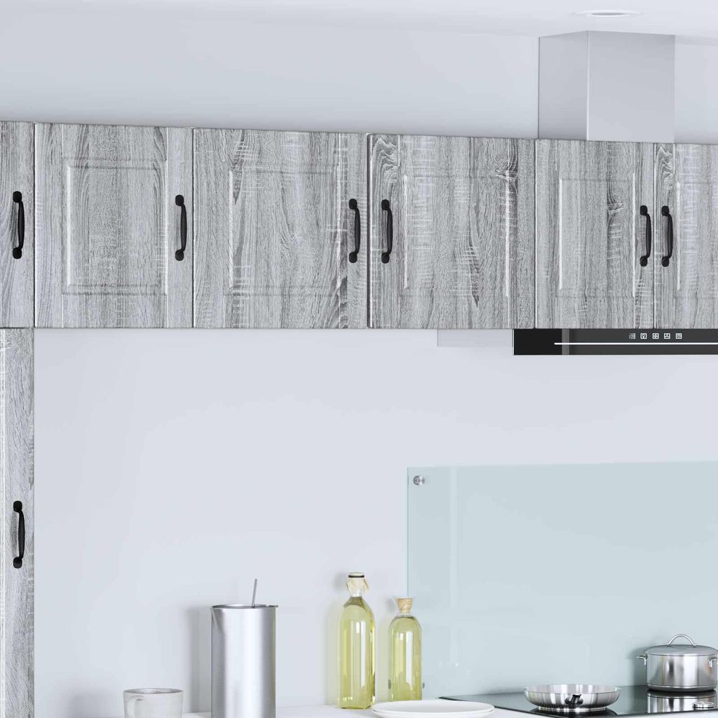 "Schlussverkauf" Küchenschrank 2 Stück - Buffetschrank/Sideboard Küche - Graues Sonoma 40x31x40 cm Holzwerkstoff C10020