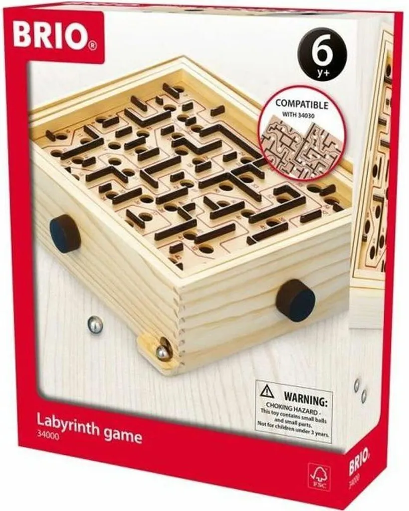 Labyrinthe Brio 34000 : Jeu de Précision avec Plateau Inclinable Pro