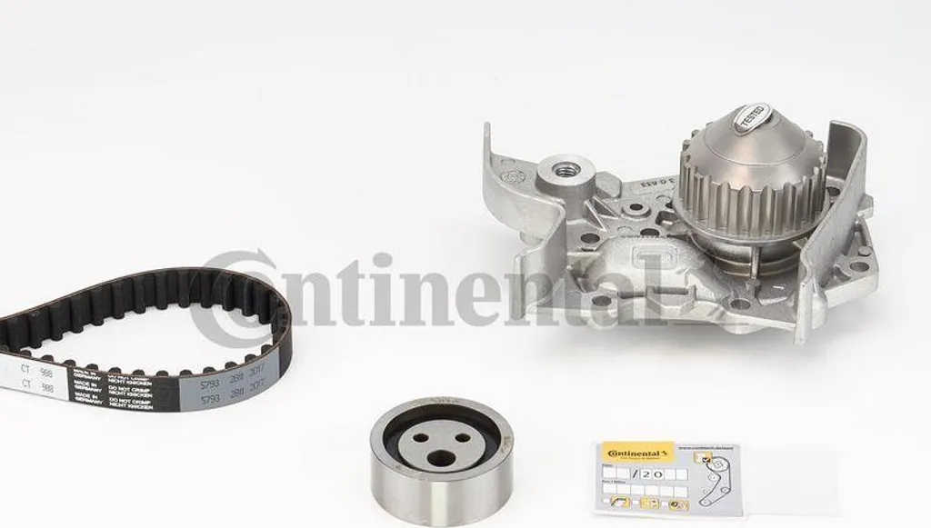 Kit distribution CT988WP1 avec pompe à eau robuste pour Kangoo et Clio