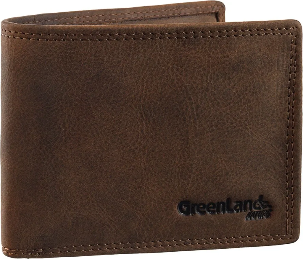 Portafoglio RFID GreenLand Nature Montenegro Pelle Marrone Uomo